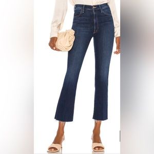 Mother Hustler Ankle Fray Jeans